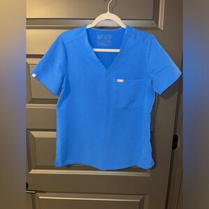 Figs Royal Blue Scrubs (Top & Pants)